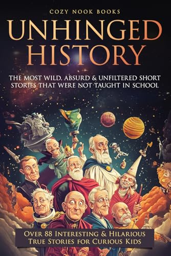 Unhinged History: The Most Wild, Absurd & Unfiltered Short Stories That Were NOT Taught in School. Over 88 Interesting & Hilarious True Stories for Curious Kids