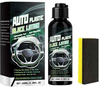 Yulokdwi Restaurador de Molduras Automotriz - 100ml Restaurador de Molduras Interiores de Coche - Herramienta De Limpieza para Asientos De Vehículo | para Asiento Tablero Paragolpes Muebles Puerta