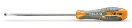 Beta 1290 2,5X75 - Giravite per viti a testa con intaglio cromati punta nera