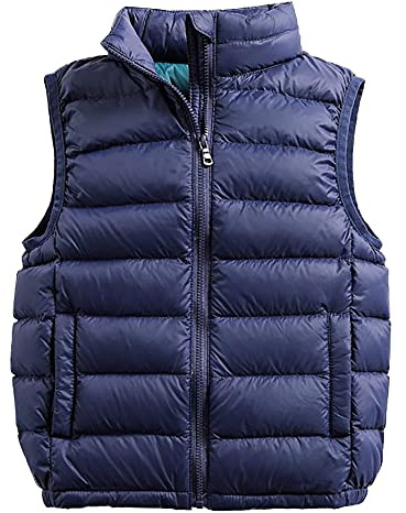 Cozomiz Enfants Hiver Gilets Bébé Garçons Filles Doudoune Veste Duvet Hiver Matelassé Manteau sans Manche