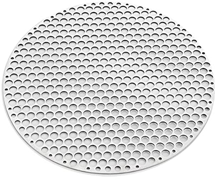 FUBESK Griglia per barbecue rotonda senza piede,Griglia rotonda in acciaio griglia griglia barbecue tappetino forno in carbonio reti a vapore griglia griglia barbecue
