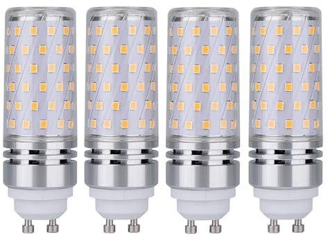 yongjia GU10 led-lampa T-typ rör 10W 1100 lumen ej dimbar (4st) (Color : 6000K)