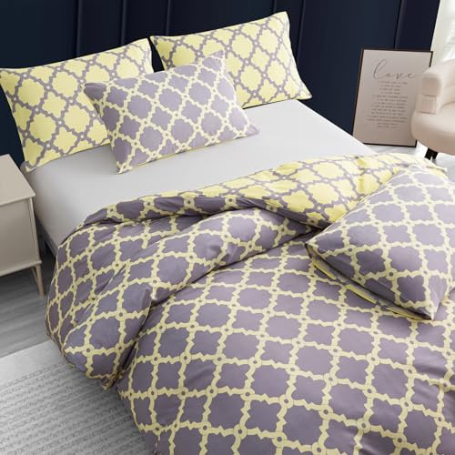 Pamposh King Size Duvet Cover Sets Premium Brushed Microfibre Bedding Set | Premium Brushed Microfibre, Hotel Quality Feel, King (220 x 230 cm), OEKO-TEX Certified, Machine Washable, Zipper Closure