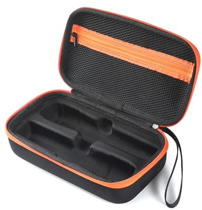 LICHIFIT Tragbare Aufbewahrungstasche für JBL PartyBox kabelloses Mikrofon, wiederaufladbare Mikrofone, Reisetasche, Organizer, Box, Handtasche, Schwarz