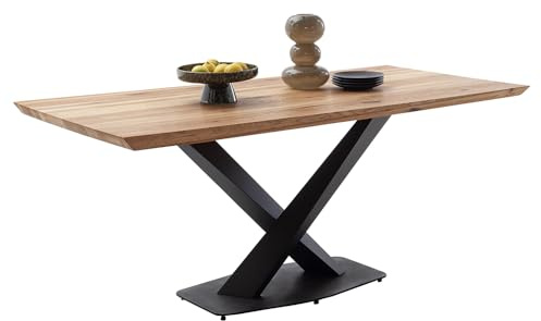 Lomadox Esszimmer Tisch Esstisch Massivholztisch 160x90 cm in Eiche massiv geölt, Echtholz/Massivholz