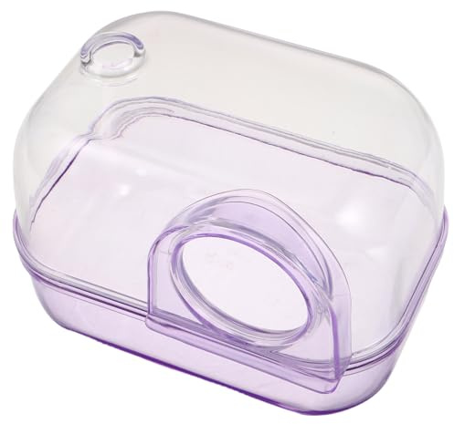 SOIMISS À Poussière pour Hamster Salle De Bain pour Hamster Accessoires Bac À Sable pour Chinchilla Toilettes Accessoires pour Cage De Petits
