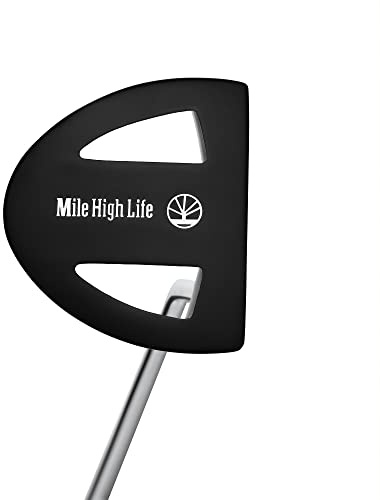 Mile High Life Putter de golf para hombre con agarre de alta calidad, putters diestros con línea de puntería, putter de golfista de nivel de entrada, alternativa económica a las principales marcas