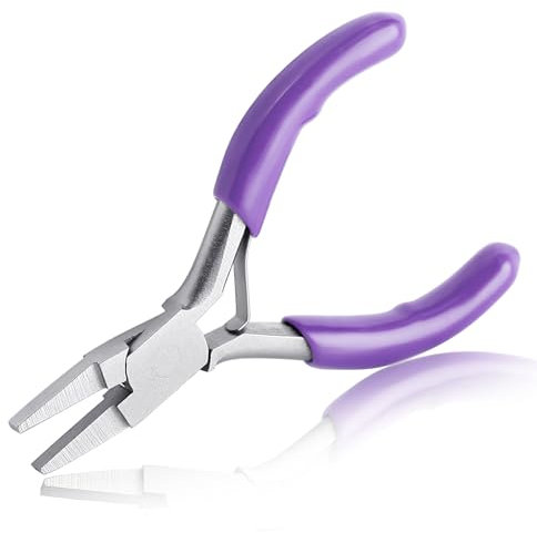SPEEDWOX Mini Flat Nose Pliers for Jewelry Making Tools Jewelry Pliers for Jewelry Making Jewelry Tools Mini Pliers Small Pliers Soft Jaw Pliers Flat Nose Pliers Jewelry Making Pliers Duckbill Pliers