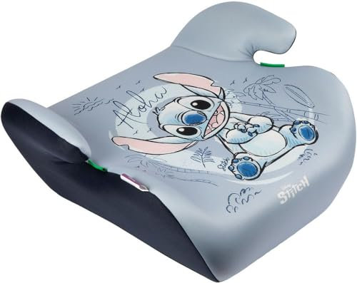 Tataway Disney Stitch i-Size Kindersitz/Autositz, ECE R129/03, Sitzerhöhung für Kinder 125-150 cm, Kindersitzerhöhung Ergonomisch & Leicht, Hypoallergenes Material