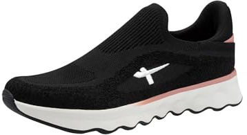 Tamaris Zapatillas Deportivas para Mujer Slip On 1-24756-45, Black Comb, Talla 42 EU, Peine Negro, 42 EU