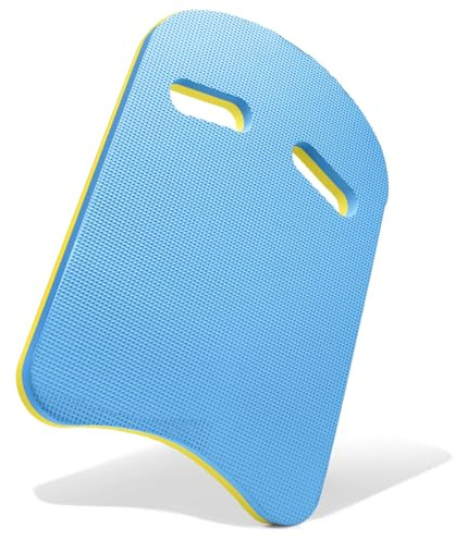 Schwimm-Kickboard für Kinder & Erwachsene – schwimmendes EVA-Schaum-Brett mit Handgriffen, perfekt für Schwimmtraining (Blau, U-förmig)