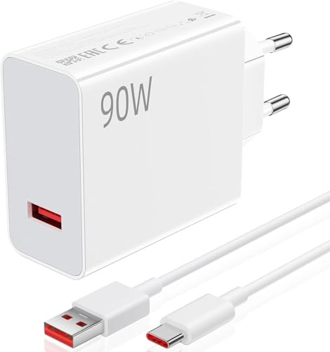 90W snabbladdare med 6A USB C-kabel 1 m för Xiaomi 15 14 13 Ultra, turboladdare för Redmi Note 14S 13 12 11 10 Pro POCO X7 F7 Pro F6 X6 M6 X5 F5 X4 X3 F3 Mi 14T 13T 13 12X 12X 12 Lite 11T Pad 7 6 5