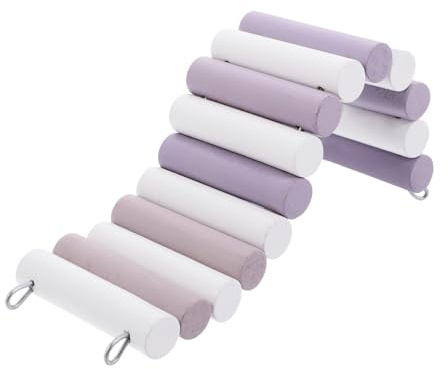 Lurrose Puente de Madera para Pequeños Roedores Juguete Colgante para Jaula Plataforma Segura y Pulida para Hámster Rata y Chinchilla Accesorio Mordible para Entrenamiento y