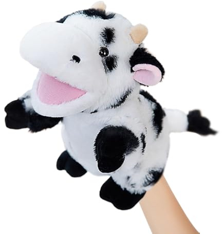 Títeres de Mano de Animales | Peluche Interactivo Suave y Tierno con Móvil,Muñecos De Peluche | para Niños, Familia, Amigos, Aula, Navidad, Cumpleaños, Cuentacuentos y Juego de