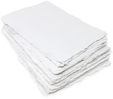 Artway Indigo - A4 Bomullsragspapper - 100% Bomull/Handgjort - 250 gsm Slät Textur - A4 (35 ark)