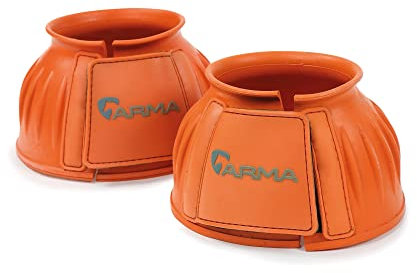 Shires ARMA Touch & Close Hufglocke XXL Orange