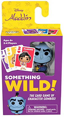 Funko Something Wild Family Card - Aladdin Disney(Includes Collectable Mini POP!) Ideal For Children Ages 6 And Up - Fun For The Whole Family Board Game 49357