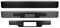 Q-View Wall Mount Bracket for Sonos Beam Gen1 & Gen2 Sound Bar - Secure Anti Vibration Locking Screw - Mounting Hardware Included - Designed and Made In UK (Black)
