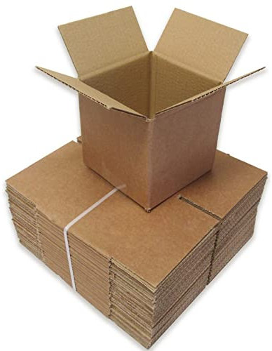 RelianceUK 30 Pack 5x5x5 Inches Small Cardboard Boxes | Single Wall Gift Boxes | 127 X 127 X 127mm Small Postal Parcel Packing Box for Shipping and Packaging