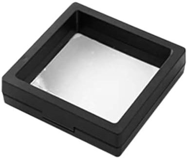 LXHZSY Schweberahmen 8 stücke PE Film Ausgesetzt Schmuck Verpackung Transparent Ohrringe Box Anti-Scratch Anti-Oxidation Armband Lagerung Box(11x11x2cm)