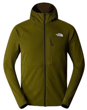 The North Face NF0A5J7SPIB M Summit FUTUREFLEECE FZ Hoodie Maglia Lunga Uomo Forest Olive Taglia L