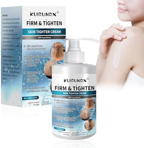 KUIRUNRX® Lait Corporel, Lotion Hydratante Pour le Corps, Lotion Raffermissante et Raffermissante Pour la Peau, Crème Hydratante Pour le Cou et le Décolleté, Tonique et élastique (100G)