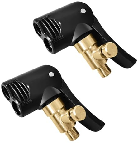 Fransk ventiladapter, 2 stycken cykelventilsadapter, bilventil spakplugg, bilventil spakkontakt mässing, däckventil kompressor adapter cykel, för bil, motoro, bildäck, luftchuck