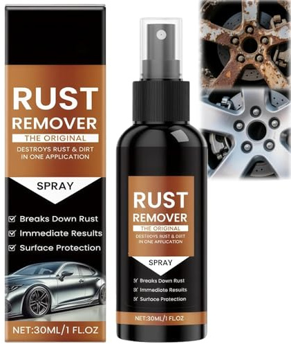 Rust Remover Spray, Rust Remover for Metal & Cars, Multipurpose Ru-st Converter Spray, Effective Ru-st Paint Removers for Metal, Car Rus-t Treatment, Anti Rus-t Sprays for Automotive Parts