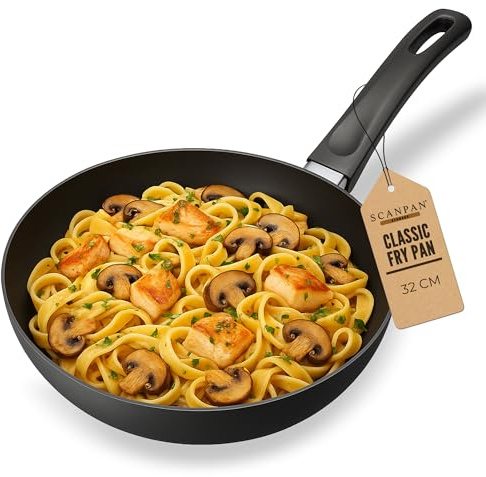 Scanpan Classic Fry Pan, Black, 12 (SP32001203)