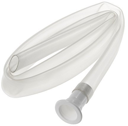 keeeper Ablaufschlauch für Babywannen mit Stöpsel, 100 cm, Piotr, Transparent