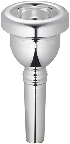 Bach 3508HBW Small Shank Tenor Trombone Mouthpiece, Silver Plated, 8-1/2BW Cup Medium Shallow