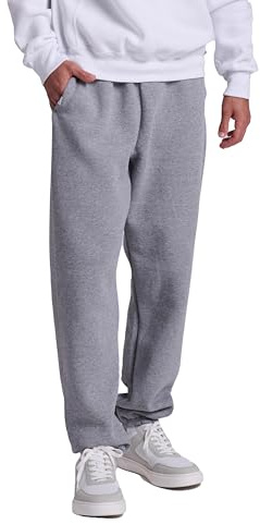 Russell Athletic Mens Dri-Power Fleece Closed-Bottom & Joggers Sweatpants, Oxford, Large US