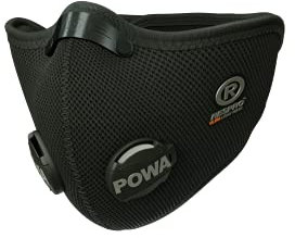 Respro Radsport Ultralight Gesichtsmaske, Schwarz, 1 Count (Pack of 1)