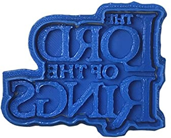 Cuticuter Le Seigneur des Anneaux Logo Coupe à Biscuits Bleu