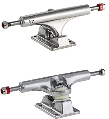 Ace Trucks MFG Ace Skateboard Trucks AF1 Hollow Silver 33 (eje de 8.0 pulgadas) Par