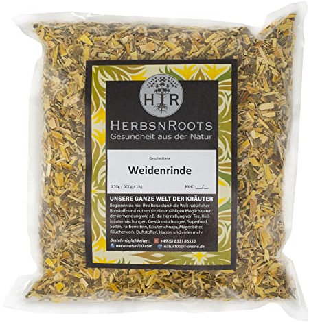 Weidenrinde 1000g • Rheuma • Kräutertee loose • naturbelassen & intensiv • HerbsnRoots