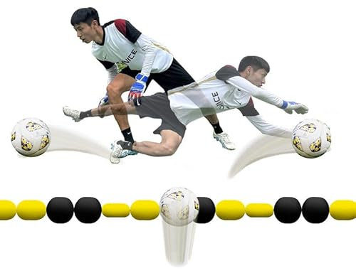 SONLED Einzeiliger Deflektor, 2,75 m Lange Torwart-Ablenkungsausrüstung, Reflex- und Beweglichkeitstraining, anwendbares Tor-Futsal-/Sevens-Fußballtor, Verbesserung der Fußballfähigkeiten