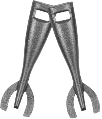 ABOOFAN Pinces à Barbecue En Fonte 2 Pièces, Fourchette Teppanyaki Revêtue, Résistantes à La Chaleur, Légères, Pour Manipulation Plat Steak Chaud, Accessoires La Cuisine Barbecue Pratiques