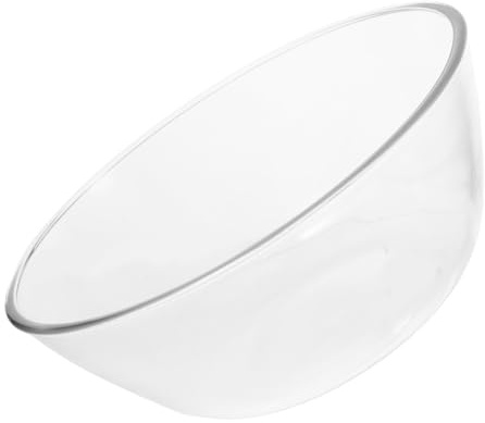 IMIKEYA Glass Mixing Bowl 4700ml Glass Prep Bowl Microwave and Oven Safe Manual Egg Mixing Cup Suitable for Food Preparation and Salad Serving