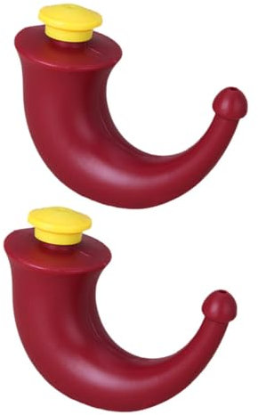 DEARMAMY Flacon De Rinçage Nasal Yoga Lot De 2 Pcs 200ml Plastic Irrigation Nasale Portable Usage Domestique Nettoyeur De Nez Soulagement Congestion