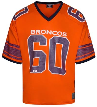Recovered Denver Broncos NFL Mesh Oversized Top Jersey Trikot Orange - XL