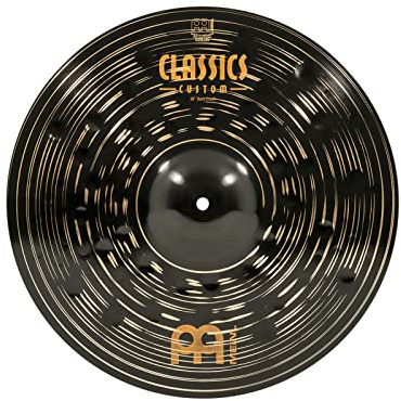 Meinl 16 Crash Cymbal - Classics Custom Dark - Made in Germany, 2-YEAR WARRANTY (CC16DAC)