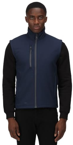 Regatta Gilet Softshell sans Manches Homme Recyclé écologique, Imperméable et Coupe-Vent Bodywarmers Homme Navy FR: 3XL (Taille Fabricant: XXXL)