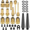 Fahrradpumpenadapter Schrader Presta Ventil Dunlop/Woods Reifenventil Fahrrad Reifenpumpenadapter Luftzubehör Kompressor Kugelpumpe Kompressor Standard Reifenkappen