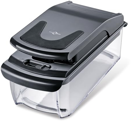 Küchenprofi Zwiebel-/Gemüsewürfler FIX PLUS | Kunststoff/Klingenstahl | Gemüseschneider | Würfelschneider Zwiebeln, Gurken, Karotten | Obst Multi Schneider | Stifte, Würfel, Scheiben