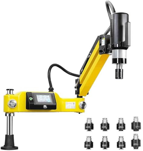 Máquina Roscadora Eléctrica M3-M16, Roscadora Universal De 360°, Máquina Roscadora De Brazo Flexible Con Pantalla Táctil, Radio De Trabajo De 1 Mm, 8 Pinzas Estándar
