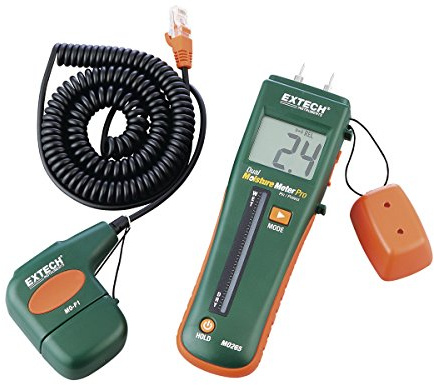 Extech MO265 Combo Pin/Pinless Moisture Meter with RJ45