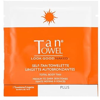 Lingettes Autobronzante Corps entier Tantowel (Plus)