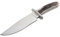ARBOLITO Böker Esculta Hirschhorn - feststehendes Jagmesser mit Leder-Scheide - Outdoor Jagd-Messer mit Hirschhorn Griff - großes Gürtelmesser mit feststehender N695 Klinge