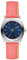 NIXON Small Time Teller Leather - Pring 2017- Navy/Bright Coral, Navy/Bright Coral, One Size, Riemen
